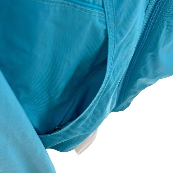 Lululemon Women’s 12 Track Attack Full Zip Windbreaker Jacket Aqua Blue‎ Sporty - Picture 14 of 15